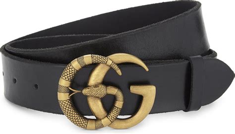 gucci mens snake belt|gucci leather belts for men.